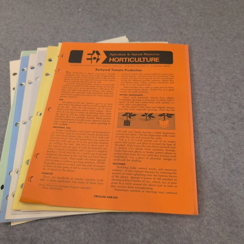 Vintage Alabama Cooperative Extension Service Auburn University Circulars Lot - Picture 3 of 8